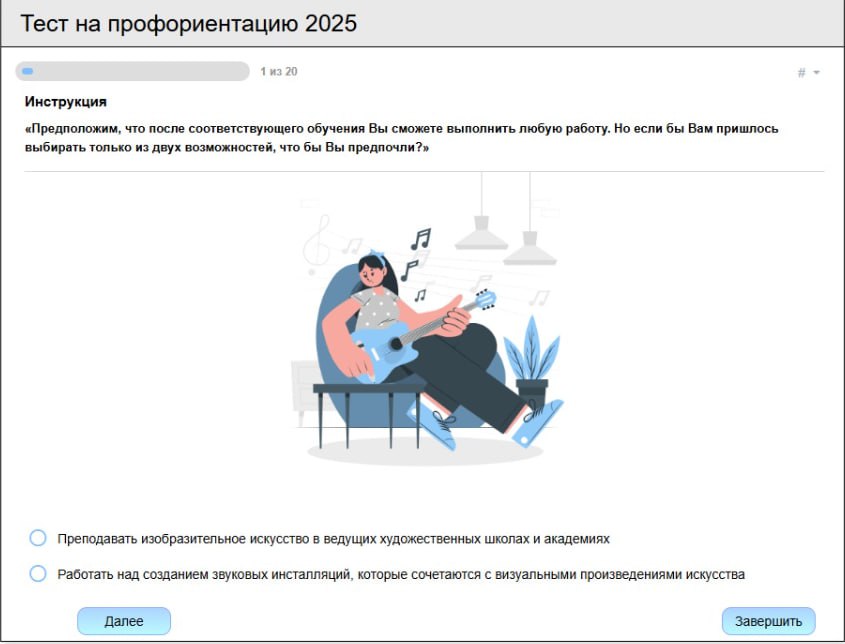 РУМЦ РГСАИ опубликовал результаты профтестирования абитуриентов: на первом месте музыканты